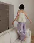 13Q11 Breathable Wide Straight-leg Pants