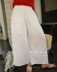 13Q11 Breathable Wide Straight-leg Pants