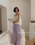 13Q11 Breathable Wide Straight-leg Pants