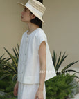 13A22 13Q14 Tailored Vest and Trousers Set
