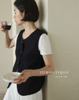 13A22 13Q14 Tailored Vest and Trousers Set