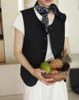 13A22 13Q14 Tailored Vest and Trousers Set