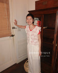 13Q10 Ruffle Hem Straight Pants