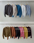 16a85 Cropped ruched-waist cotton shirt
