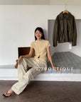 16a86 Mongtoghi mock-neck tee
