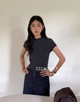 16a86 Mongtoghi mock-neck tee