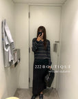 16a94 Striped Mongtoghi shirt – white stripe