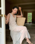 14v46 Sleeveless tiered dress
