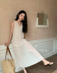 14v46 Sleeveless tiered dress