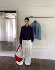 16a90 Cropped basic shirt
