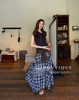 16a71 Mongtoghi sleeveless top with tie-neck