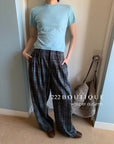 16A73 Back cut-out Mongtoghi tee with pearl buttons