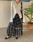 16a76 Long Mongtoghi ribbed cardigan