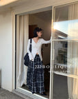 16a76 Long Mongtoghi ribbed cardigan