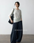 15q1 Textured wide-leg trousers – crisp and easygoing