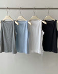 14a46 Cotton Ribbed Tank – Soft Layers, Simple Form