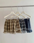 16v19 Basic plaid mini skirt