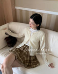 16v19 Basic plaid mini skirt