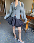 16v19 Basic plaid mini skirt