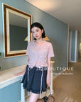 16v19 Basic plaid mini skirt