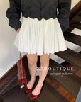 16v21 Pleated mini skirt