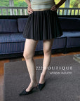 16v21 Pleated mini skirt