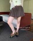 16v21 Pleated mini skirt