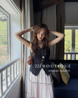 16a75 Asymmetrical-button gilet top