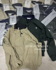 16A68 Reversible khaki jacket – green & beige