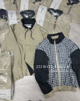 16A68 Reversible khaki jacket – green & beige