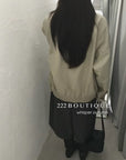 16A68 Reversible khaki jacket – green & beige