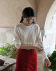 18a38 Cotton long-sleeve tee