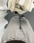 17q33 Cotton trousers with ruffled waist