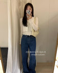 17a53 /Basic knit layering top