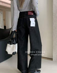 17Q37 Basic straight-leg jeans