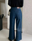 17q39 Basic straight-leg jeans
