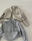 17a58 Basic leather jacket with belt bag