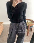 17a59 Layered cardigan set with cami