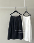 17v6 Khaki wool skirt