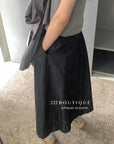 17v6 Khaki wool skirt