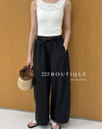 13q48 Lightweight cropped pants for summer