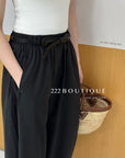 13q48 Lightweight cropped pants for summer