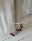 13q48 Lightweight cropped pants for summer
