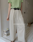 13q48 Lightweight cropped pants for summer