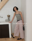 13q48 Lightweight cropped pants for summer