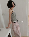 13q48 Lightweight cropped pants for summer