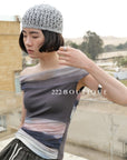 13a129 Off-shoulder top