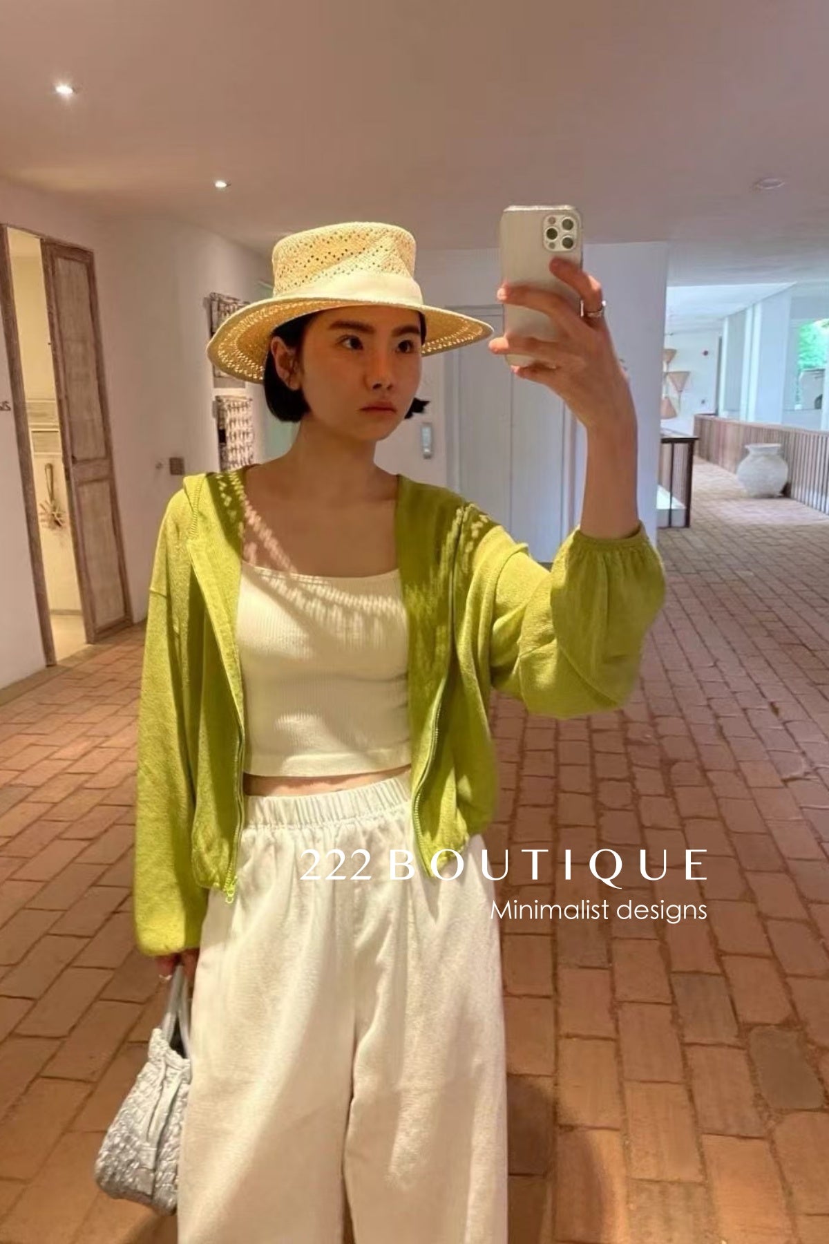 12a151- Lightweight Hooded Cardigan For Summer