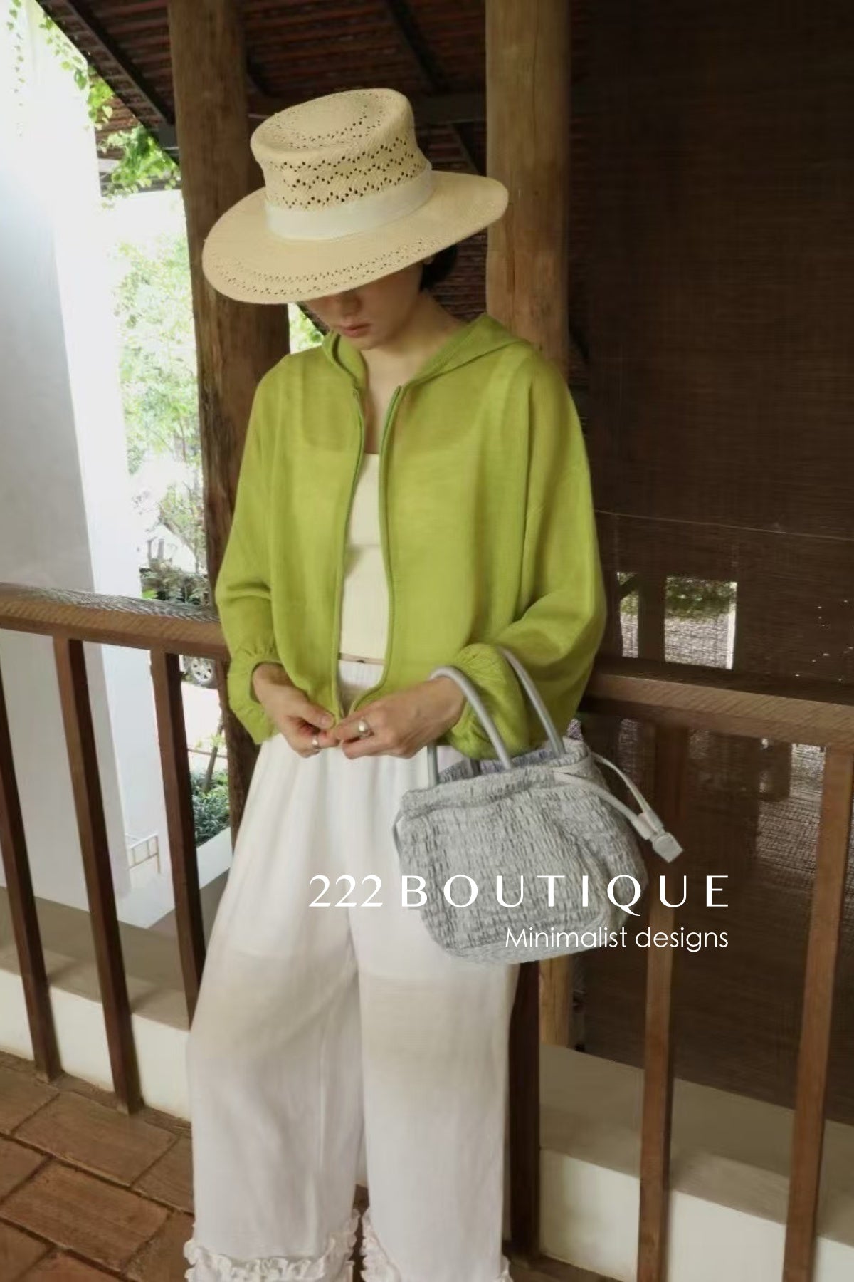 12a151- Lightweight Hooded Cardigan For Summer