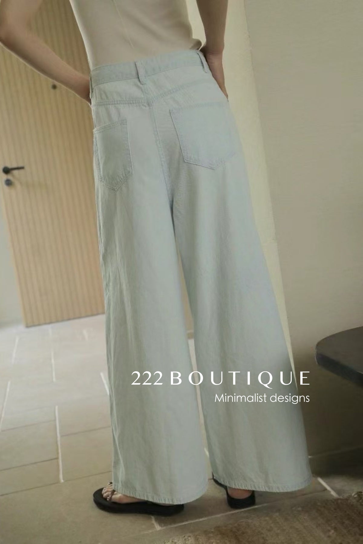 12Q55 Basic straight jeans